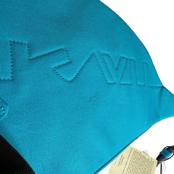 KAVU New NWT Sling Pack Backpack Turquoise Blue.  Rope Handles.  Mini Rope Bag. main image 6